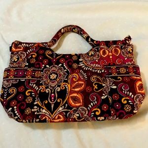 Vera Bradley Safari Sunset Handbag with zipper